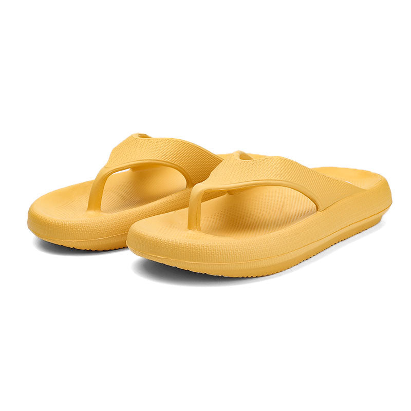 EVA PLATFORM FLIP FLOPS, CUSHIONED NON-SLIP TOE-POST SANDALS