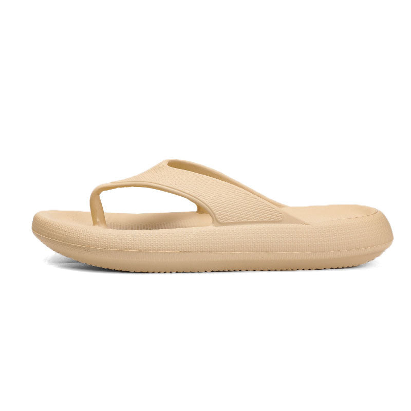 EVA PLATFORM FLIP FLOPS, CUSHIONED NON-SLIP TOE-POST SANDALS