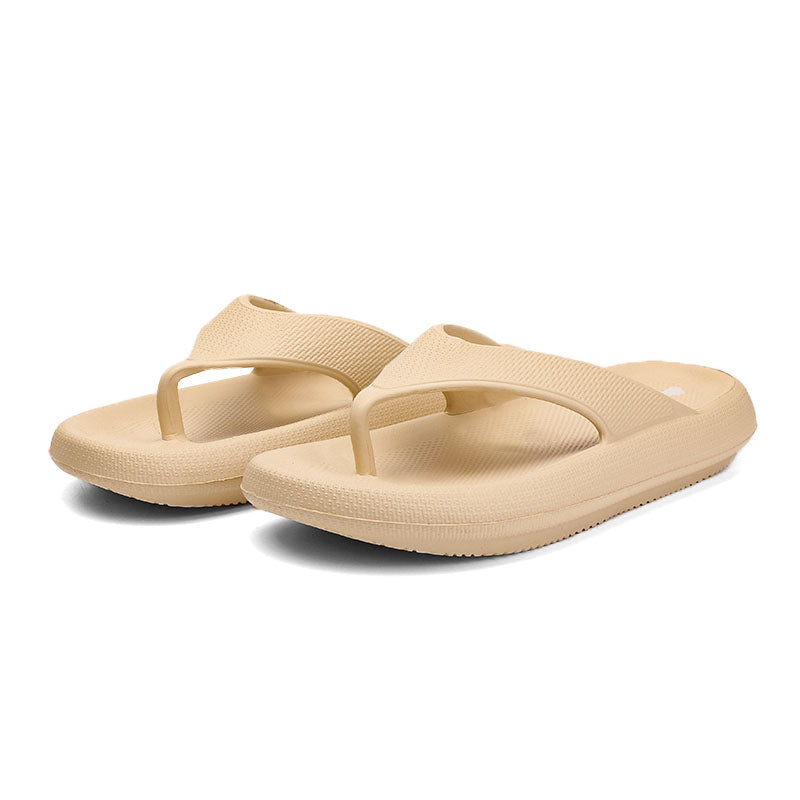 EVA PLATFORM FLIP FLOPS, CUSHIONED NON-SLIP TOE-POST SANDALS