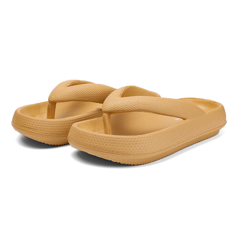 THICK PLATFORM CLOUD FLIP FLOPS FOR PAIN RELIEF - SOFT EVA CUSHION & ANTI-SLIP SOLE