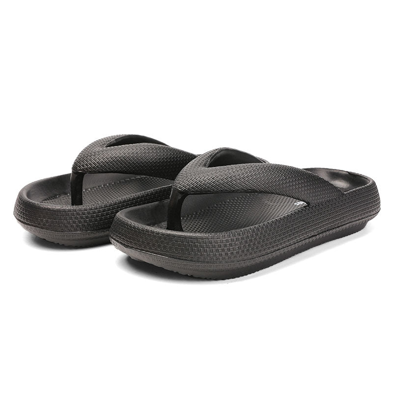 THICK PLATFORM CLOUD FLIP FLOPS FOR PAIN RELIEF - SOFT EVA CUSHION & ANTI-SLIP SOLE