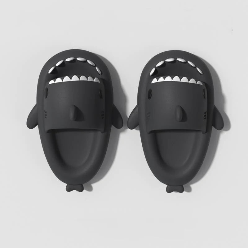 SHARK SLIDES – THICK 3CM EVA COMFORT, ANTI-SLIP SOLE, FUN STYLE FOR ANY OCCASION