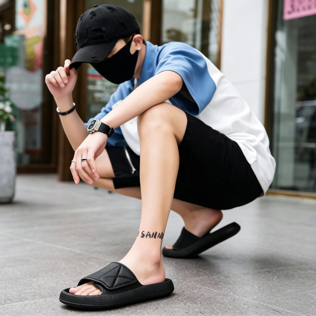 THE CLOUDIES | ORIGINAL THICK-SOLE COMFORT SLIDES - NON-SLIP SUMMER SLIPPERS