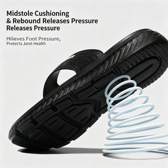 THE CLOUDIES | THICK SOLE MASSAGE FLIP FLOPS - ANTI-SLIP ODOR-RESISTANT SUMMER SANDALS FOR MEN
