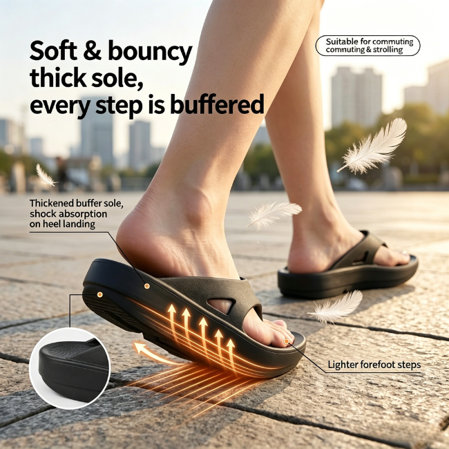 THE CLOUDIES | ATHLETIC RECOVERY FLIP FLOPS WITH ARCH SUPPORT