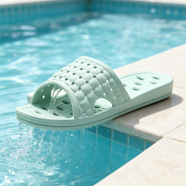 The Cloudies US | Women's Anti-Slip Shower Slippers - Quick-Drying Gym Bathroom Slides