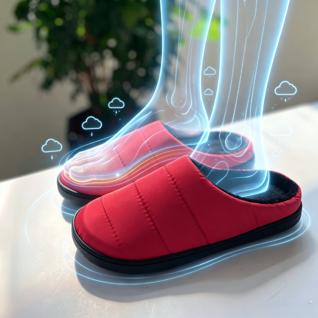 THE CLOUDIES | WATERPROOF MEMORY FOAM SLIPPERS - COZY WINTER HOUSE SHOES FOR MEN & WOMEN
