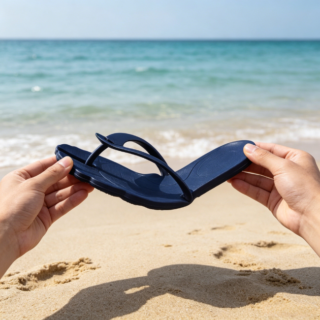 THE CLOUDIES | FOLDABLE PACKABLE FLIP FLOPS - ULTRA-LIGHTWEIGHT TRAVEL SLIPPERS