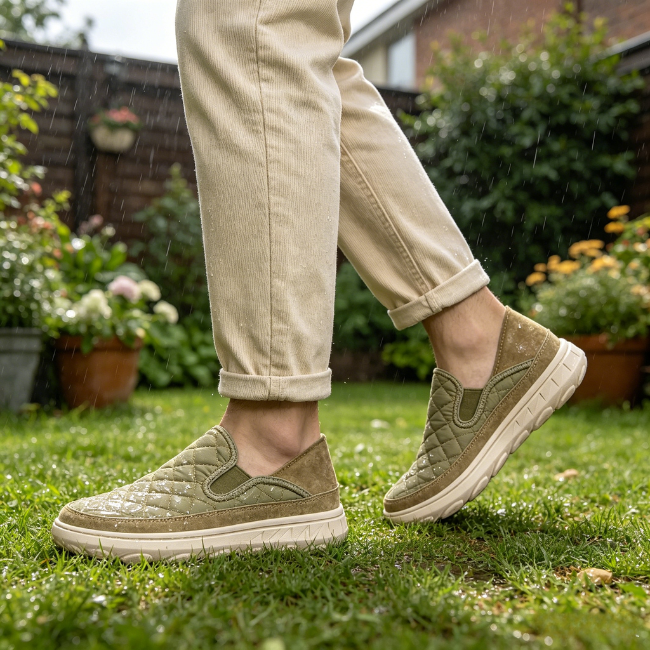 THE CLOUDIES | MEN'S WATERPROOF CANVAS LOAFERS - LIGHTWEIGHT SLIP-ON CASUAL SHOES