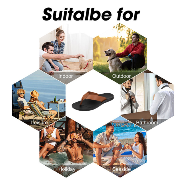 THE CLOUDIES | MEN'S FASHION BEACH FLIP FLOPS - SOFT CUSHION SOLE SUMMER SLIPPERS