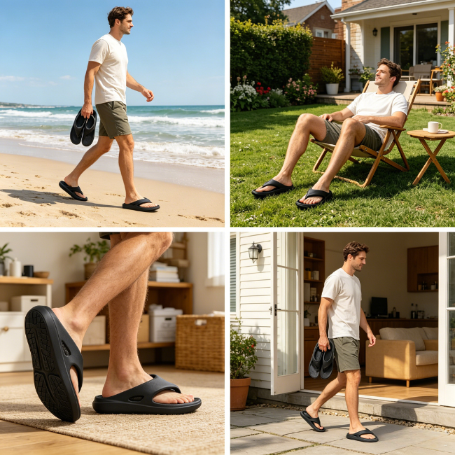 THE CLOUDIES | ATHLETIC RECOVERY FLIP FLOPS WITH ARCH SUPPORT