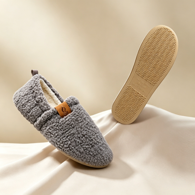 THE CLOUDIES | UNISEX CLOSED-TOE WINTER SLIPPERS - COZY PLUSH & ANTI-SLIP