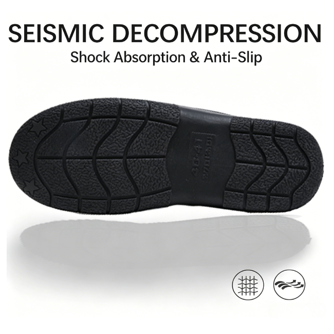 THE CLOUDIES | MEN'S MOCCASIN HOME SLIPPERS WITH ANTI-SHOCK SOLE