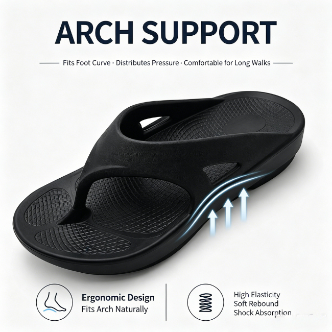 THE CLOUDIES | ATHLETIC RECOVERY FLIP FLOPS WITH ARCH SUPPORT