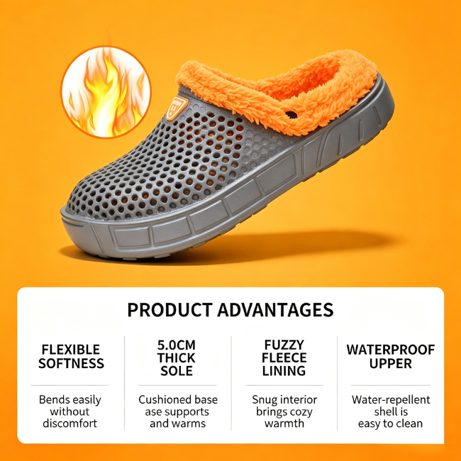 The Cloudies US - Unisex Ultra-Cushioned Waterproof Platform Clogs