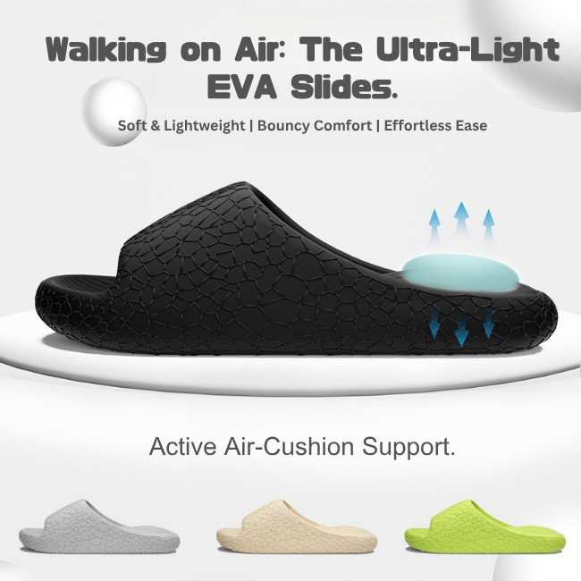 THE CLOUDIES | AIR-CUSHION CLOUD SLIDES - ULTRA-LIGHT & ANTI-SLIP