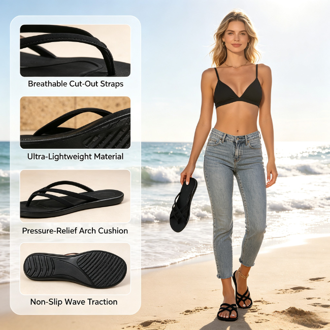 The Cloudies US | Summer Cut-Out Flip Flops & Comfortable Slippers