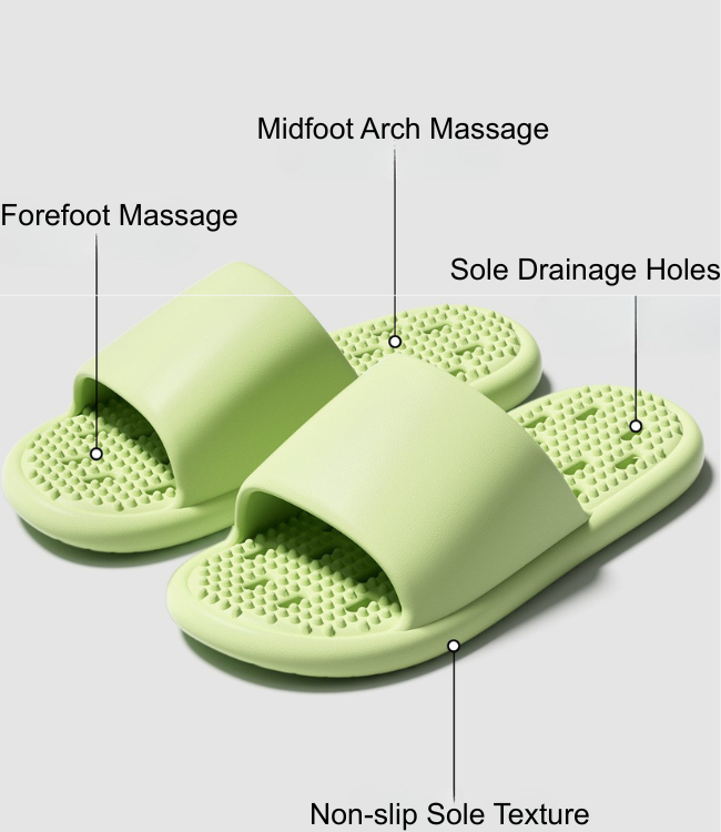 THE CLOUDIES | QUICK-DRY MASSAGE CLOUD SLIDES FOR BATHROOM & HOME